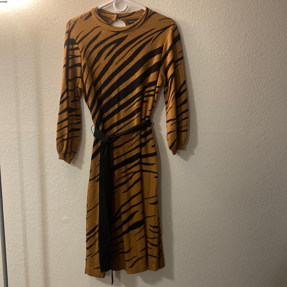 Tiger print, in great condition, only worn a few times.